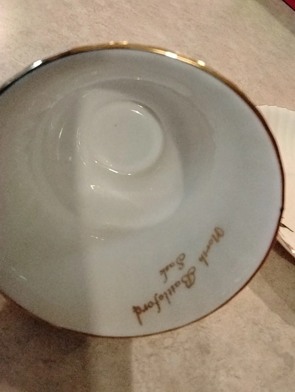 Royal Windsor Orange Prairie Lily Bone China Vintage Teacup and Saucer Set